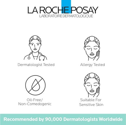 La Roche-Posay Hydraphase HA Light Face Moisturizer with Hyaluronic Acid, 72HR Hydration, Oil Free & Non-Comedogenic, 1.69 fl. oz.