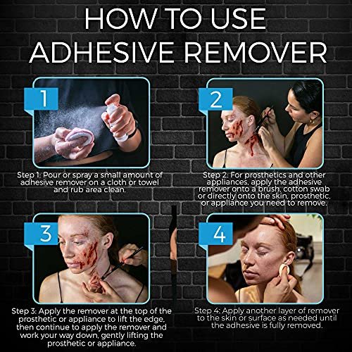 Narrative Cosmetics Extra Strength Adhesive Remover – Professional Glue & Makeup Remover for SFX Prosthetics, 2 Fl Oz - görsel 8