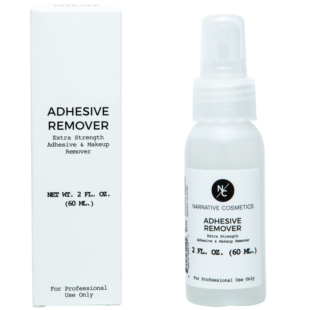 Narrative Cosmetics Extra Strength Adhesive Remover – Professional Glue & Makeup Remover for SFX Prosthetics, 2 Fl Oz - görsel 1