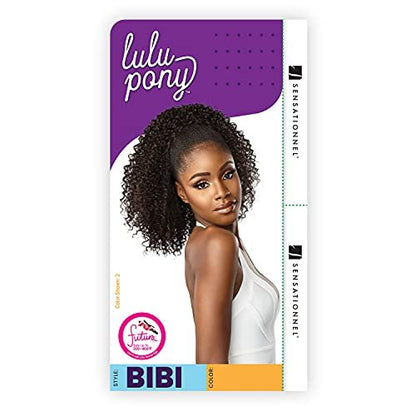 Sensationnel Ponytail Lulu Pony Bibi - 16 Inch Off Black 1B High Temperature Fiber Hair Extension