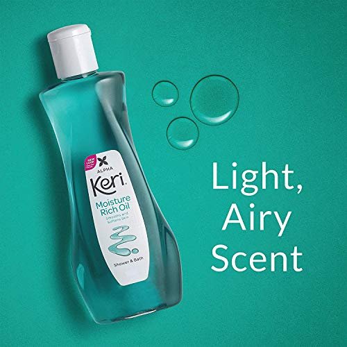 Keri Moisturizing Shower and Bath Oil, 16 Fl Oz - Hydrating Body Oil for Dry Skin, Eczema & Sensitive Skin - görsel 8