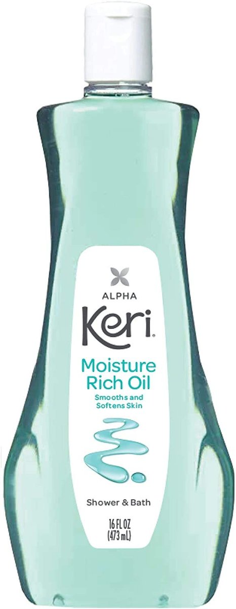 Keri Moisturizing Shower and Bath Oil, 16 Fl Oz - Hydrating Body Oil for Dry Skin, Eczema & Sensitive Skin - görsel 1