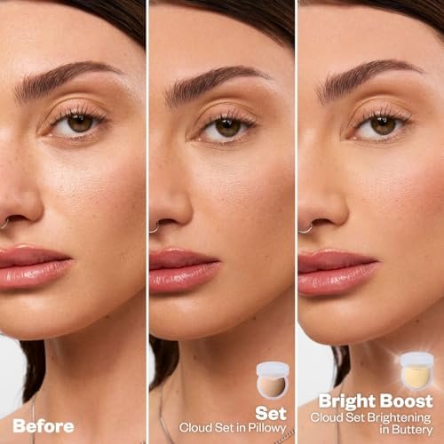 Kosas Cloud Set Pressed Setting Powder – Translucent Shine Control Face Powder, Soft Matte Finish, Comfy (Sheer Medium) Avelisse
