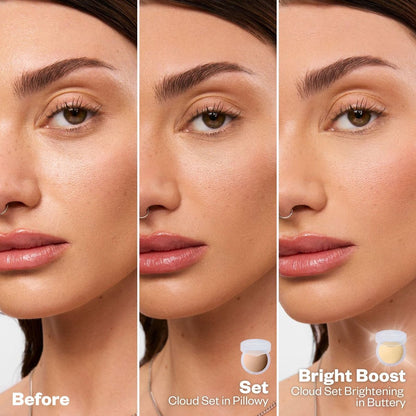 Kosas Cloud Set Pressed Setting Powder – Translucent Shine Control Face Powder, Soft Matte Finish, Comfy (Sheer Medium) Avelisse