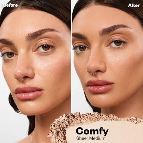 Kosas Cloud Set Pressed Setting Powder – Translucent Shine Control Face Powder, Soft Matte Finish, Comfy (Sheer Medium) Avelisse