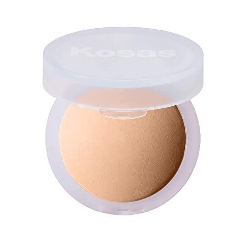 Kosas Cloud Set Pressed Setting Powder – Translucent Shine Control Face Powder, Soft Matte Finish, Comfy (Sheer Medium) Avelisse