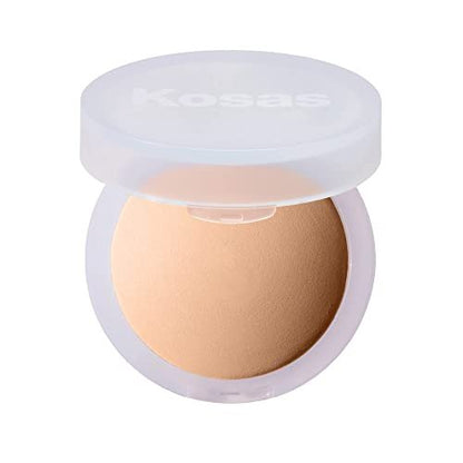 Kosas Cloud Set Pressed Setting Powder – Translucent Shine Control Face Powder, Soft Matte Finish, Comfy (Sheer Medium) Avelisse