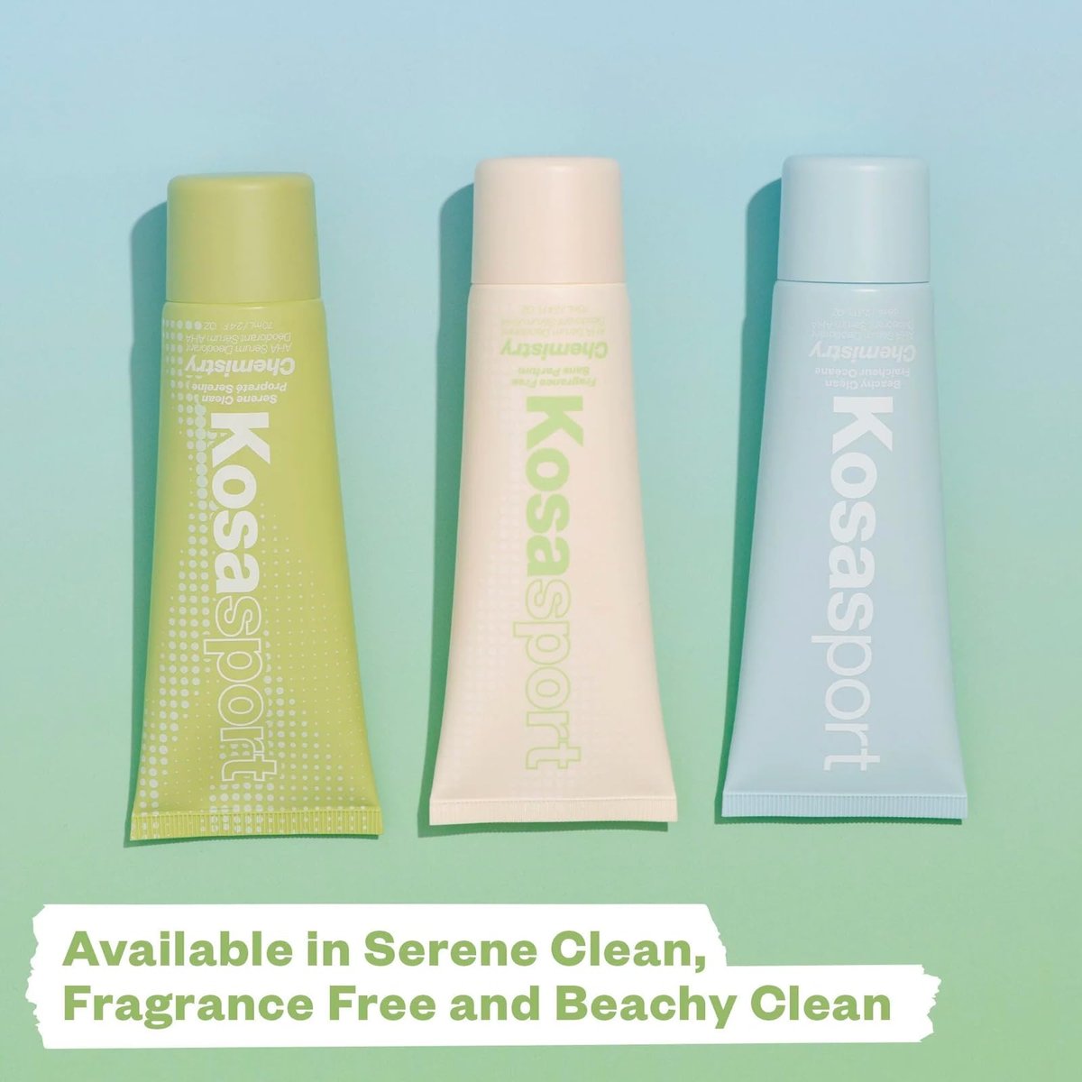 Kosas Chemistry Deodorant - Aluminum & Baking Soda Free AHA Deodorant for Sensitive Skin, Fragrance Free, 2.4 Fl Oz Avelisse