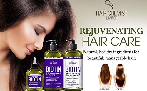 Hair Chemist Biotin Pro-Growth Premium Hair Oil 7.1 oz. – Nourishing Treatment for Thicker, Stronger Hair - görsel 10