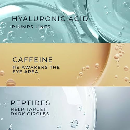 RoC Multi Correxion Hyaluronic Acid Anti Aging Under Eye Cream for Puffiness & Dark Circles + RoC Retinol Capsules (7 CT) – Fragrance & Paraben Free for Women and Men Avelisse