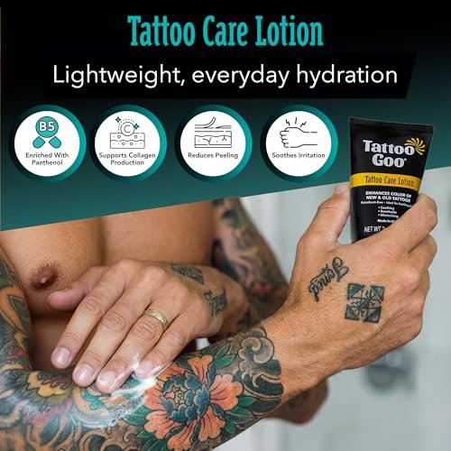 Tattoo Goo Tattoo Aftercare Kit – Complete 3-Piece Set with Antimicrobial Soap, Tattoo Balm & Healing Lotion for Fresh Ink, Ongoing Maintenance & Piercing Care Avelisse
