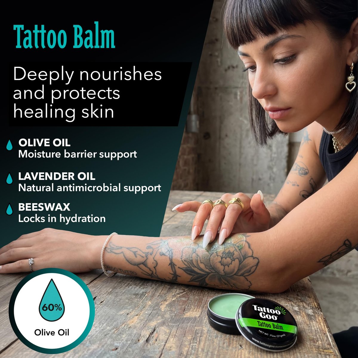 Tattoo Goo Tattoo Aftercare Kit – Complete 3-Piece Set with Antimicrobial Soap, Tattoo Balm & Healing Lotion for Fresh Ink, Ongoing Maintenance & Piercing Care Avelisse