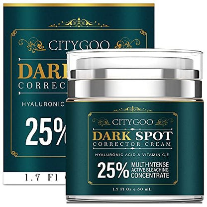 CITYGOO Dark Spot Remover for Face - Dark Spot Corrector Cream for Melasma, Freckles, Sun Spots & Blemishes - Enriching Skincare for All Skin Tones - 1.7 FL OZ Avelisse