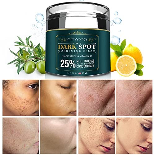 CITYGOO Dark Spot Remover for Face - Dark Spot Corrector Cream for Melasma, Freckles, Sun Spots & Blemishes - Enriching Skincare for All Skin Tones - 1.7 FL OZ Avelisse