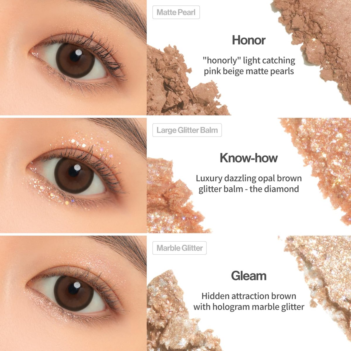 UNLEASHIA Glitterpedia Eyeshadow Palette - All of Brown | Matte, Shimmer & Glitter Shades | High Pigment, Blendable, Long-Lasting Vegan Eye Makeup - görsel 13