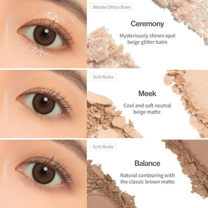 UNLEASHIA Glitterpedia Eyeshadow Palette - All of Brown | Matte, Shimmer & Glitter Shades | High Pigment, Blendable, Long-Lasting Vegan Eye Makeup