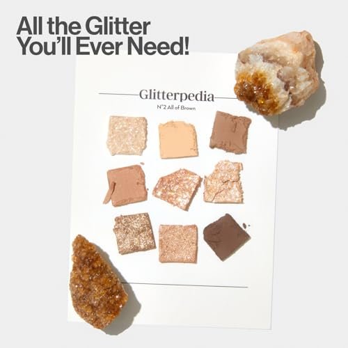 UNLEASHIA Glitterpedia Eyeshadow Palette - All of Brown | Matte, Shimmer & Glitter Shades | High Pigment, Blendable, Long-Lasting Vegan Eye Makeup - görsel 4