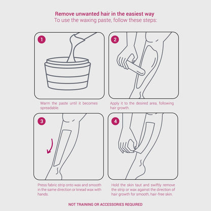 DEPIL BELLA Brazilian Sugar Wax – Organic, Natural, Vegan Hair Removal Wax for All Skin Types (2.87 lbs) Avelisse