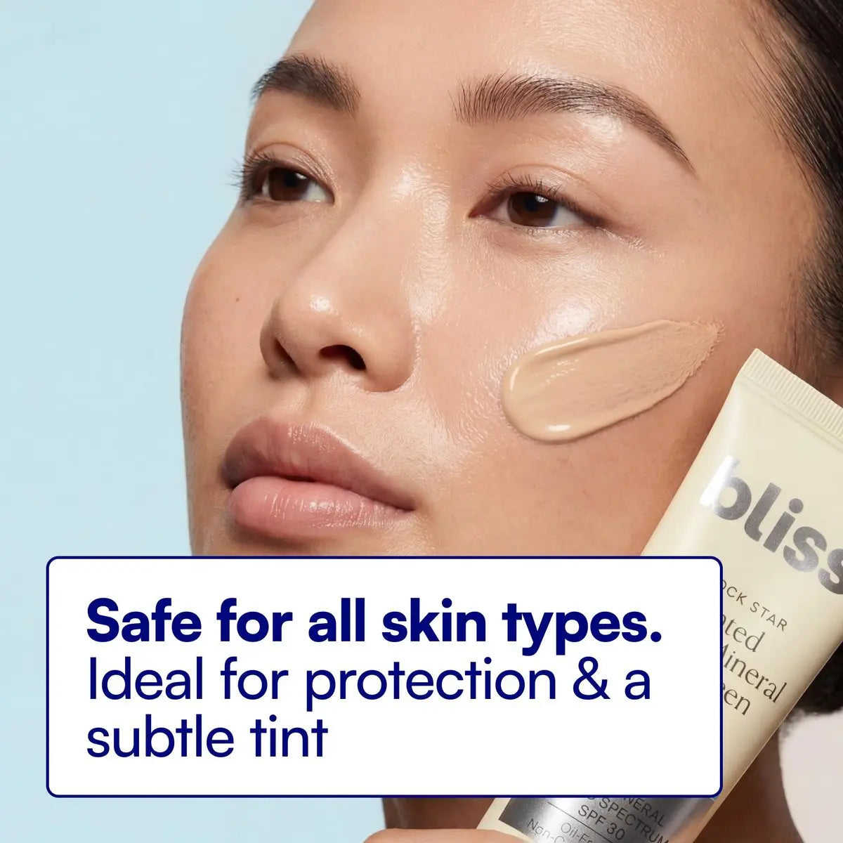Bliss Block Star SPF 30 Daily Tinted Mineral Sunscreen with Zinc Oxide - All Skin Tones - 1.4 oz Avelisse