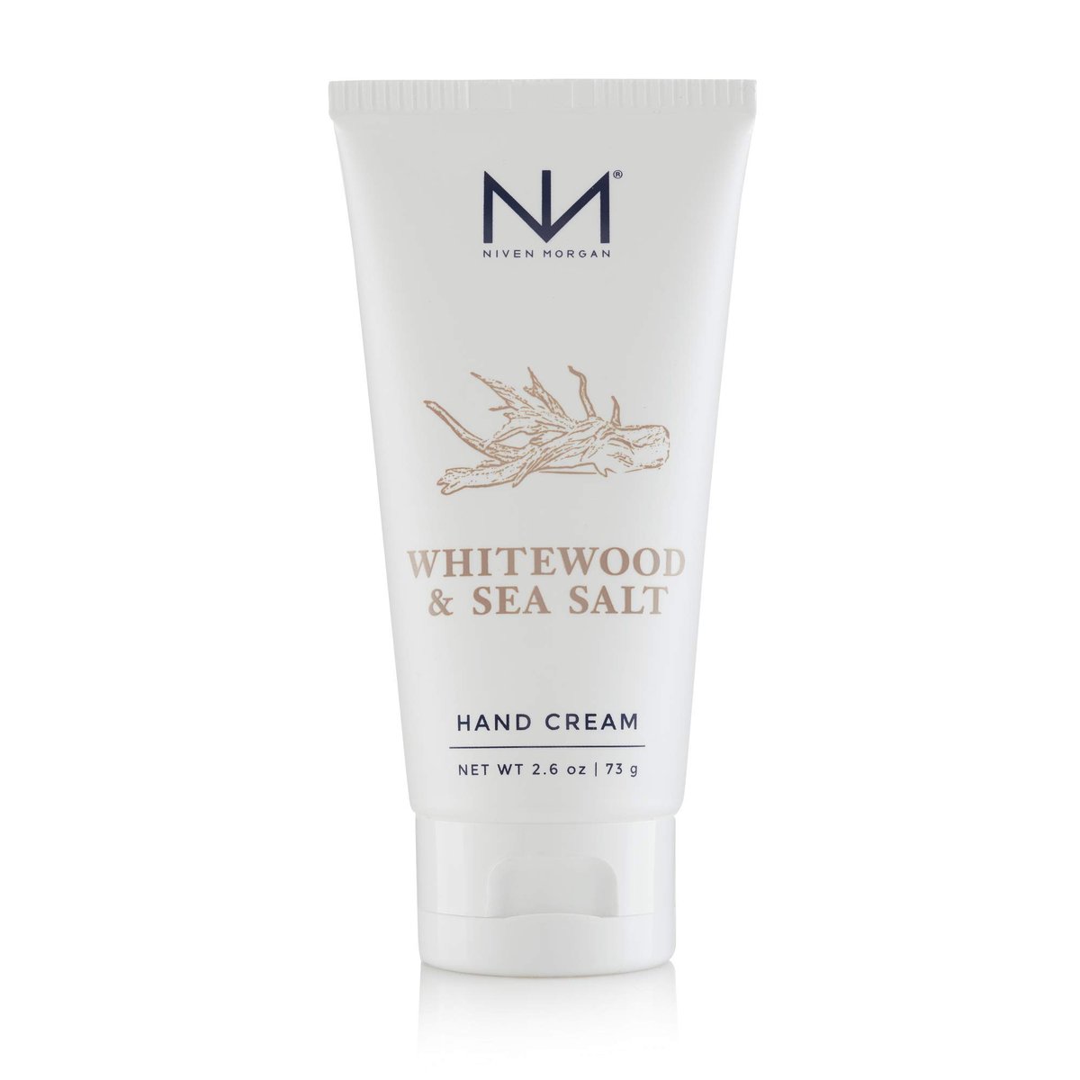 Niven Morgan Whitewood & Sea Salt Travel Hand Cream – 2.6 oz Moisturizing Lotion - görsel 1