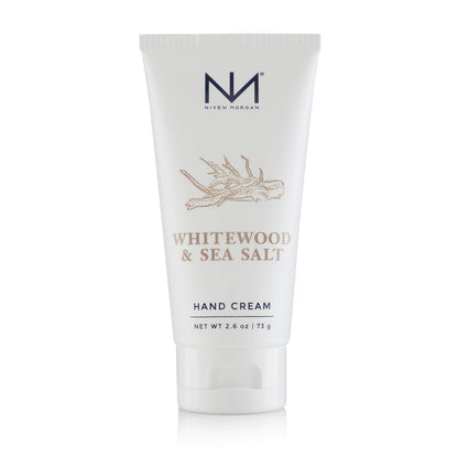 Niven Morgan Whitewood & Sea Salt Travel Hand Cream – 2.6 oz Moisturizing Lotion