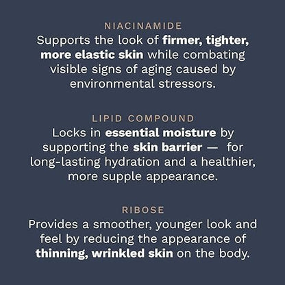 City Beauty InvisiCrepe Body Balm - Skin Firming & Tightening Lotion for a Smoother, Firmer Look | Anti-Aging Firming Body Cream Avelisse