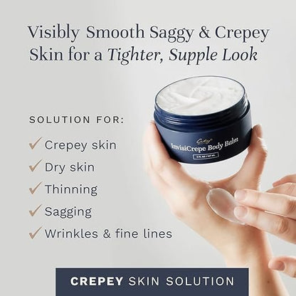 City Beauty InvisiCrepe Body Balm - Skin Firming & Tightening Lotion for a Smoother, Firmer Look | Anti-Aging Firming Body Cream Avelisse