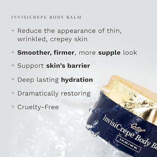 City Beauty InvisiCrepe Body Balm - Skin Firming & Tightening Lotion for a Smoother, Firmer Look | Anti-Aging Firming Body Cream Avelisse