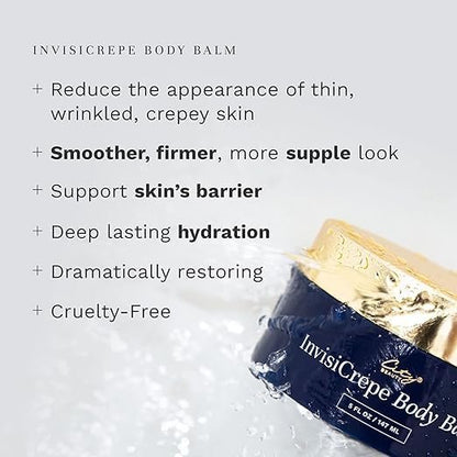 City Beauty InvisiCrepe Body Balm - Skin Firming & Tightening Lotion for a Smoother, Firmer Look | Anti-Aging Firming Body Cream Avelisse
