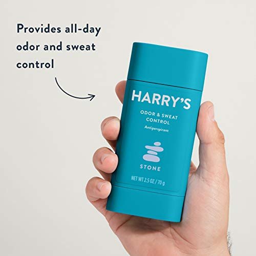 Harry's Men's Deodorant Antiperspirant, Odor & Sweat Control - Stone Scent, 3 Count (2.5 oz each) Avelisse