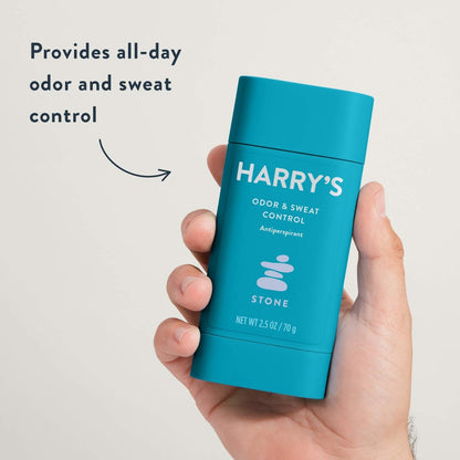 Harry's Men's Deodorant Antiperspirant, Odor & Sweat Control - Stone Scent, 3 Count (2.5 oz each) Avelisse