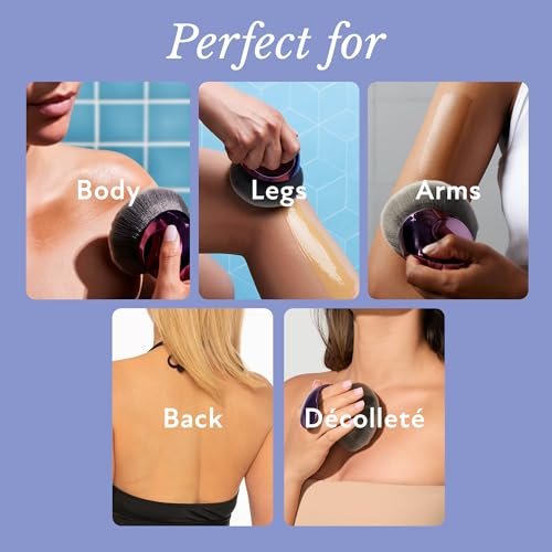 Westmore Beauty Blend & Blur Body Kabuki Brush & Self Tanner Brush - Body Makeup & Foundation Blending Applicator for Self Tanning - Durable Vegan Bristles Avelisse