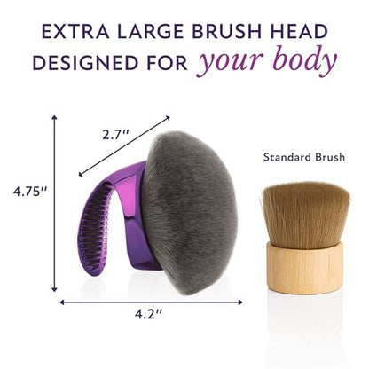 Westmore Beauty Blend & Blur Body Kabuki Brush & Self Tanner Brush - Body Makeup & Foundation Blending Applicator for Self Tanning - Durable Vegan Bristles Avelisse