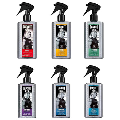 Tapout Body Spray for Men – Fragrance Variety Set, 6-Pack Gift Collection, 8 Ounces Each Avelisse