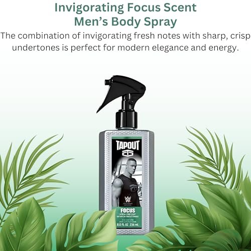 Tapout Body Spray for Men – Fragrance Variety Set, 6-Pack Gift Collection, 8 Ounces Each Avelisse