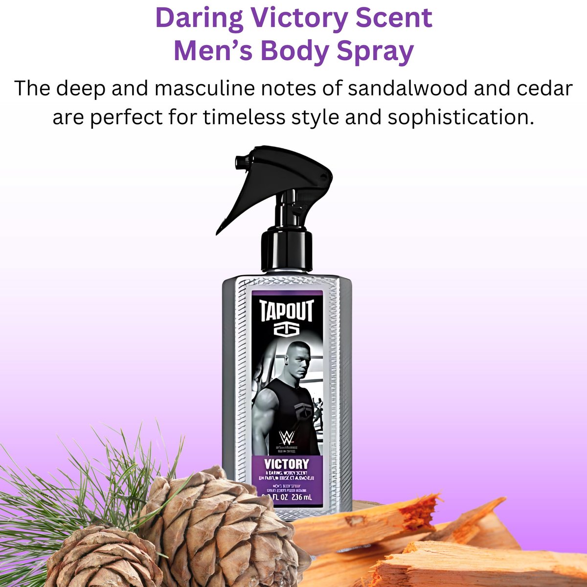 Tapout Body Spray for Men – Fragrance Variety Set, 6-Pack Gift Collection, 8 Ounces Each Avelisse