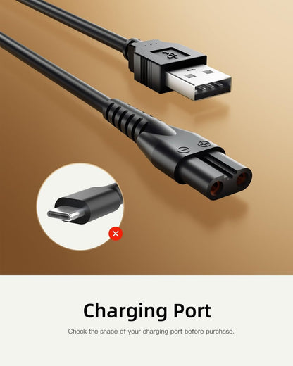Superer Replacement Charger for Manscaped Lawn Mower 3.0/2.0 - UL Listed Power Cord, Complete Storage and Care Kit