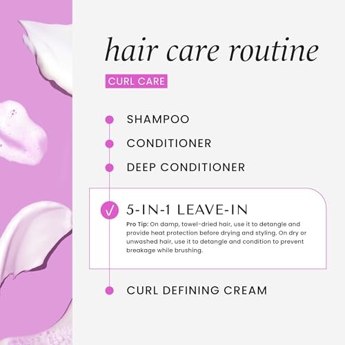 HASK CURL CARE 5-IN-1 Leave-In Spray Conditioner for Curly Hair Types - Vegan, Cruelty Free, Color Safe, Gluten-Free, Sulfate-Free, Paraben-Free (6 Fl Oz) - görsel 11