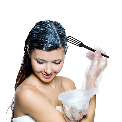 10-Pack Black Plastic Hair Color Mixing Whisks - Salon & Home Dye Applicators by DIYstore