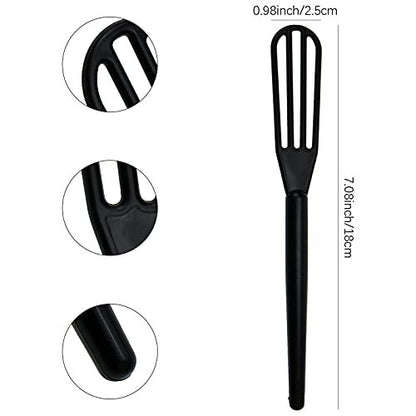 10-Pack Black Plastic Hair Color Mixing Whisks - Salon & Home Dye Applicators by DIYstore