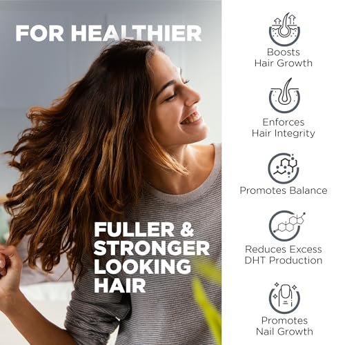 Nutrivein Premium DHT Blocker for Men & Women with Biotin - 60 Capsules, 30-Day Supply Avelisse