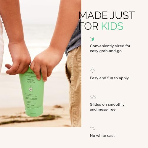 MDSolarSciences Mineral KidCrème SPF 50 – Gentle Broad-Spectrum Kids Sunscreen with Zinc Oxide & Squalane, Water-Resistant, No White Cast, Fragrance-Free (3.4 Fl Oz) Avelisse