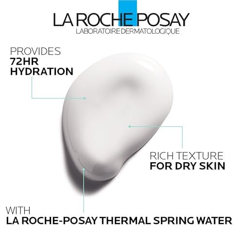 La Roche-Posay Hydraphase HA Rich Moisturizer for Dry Skin - Hyaluronic Acid Face Cream, 72HR Hydration, Oil-Free, Non-Comedogenic, 50 ML (1.69 fl. oz.) - görsel 3