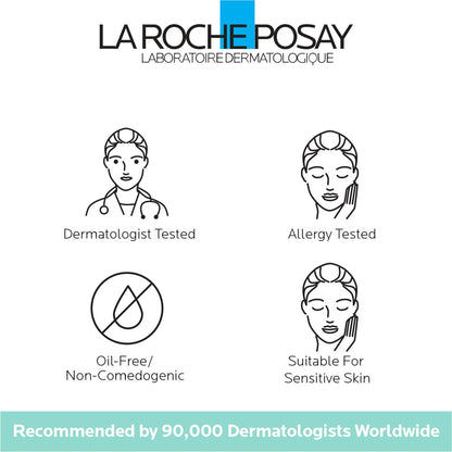 La Roche-Posay Hydraphase HA Rich Moisturizer for Dry Skin - Hyaluronic Acid Face Cream, 72HR Hydration, Oil-Free, Non-Comedogenic, 50 ML (1.69 fl. oz.)