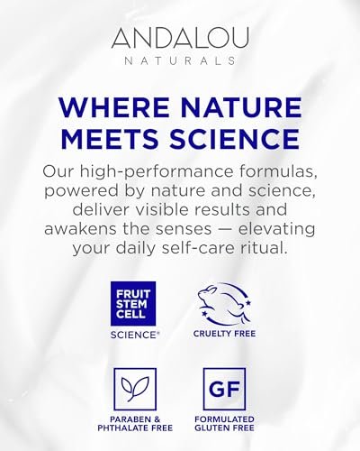 Andalou Naturals Deep Hydration Face Moisturizer Multi-Correcting Cream - Daily Skincare with Hyaluronic Acid, Vegan Collagen & Fruit Stem Cells - Repair Skin Elasticity & Boost Hydration - 1.7 fl oz Avelisse
