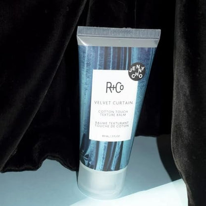 R+Co Velvet Curtain Cotton Touch Texture Balm – Lightweight Styling Balm for Frizz Control, Texture & Volume – Defines Curls & Adds Soft Hold – Hydrates Without Weight – Vegan – 3 oz Avelisse