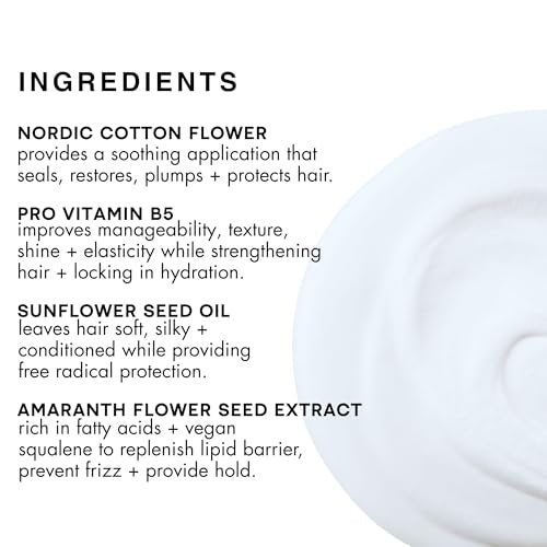 R+Co Velvet Curtain Cotton Touch Texture Balm – Lightweight Styling Balm for Frizz Control, Texture & Volume – Defines Curls & Adds Soft Hold – Hydrates Without Weight – Vegan – 3 oz Avelisse