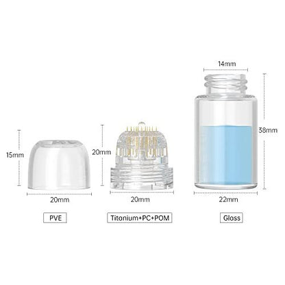 ONLYSKY BEAUTY Hydra Needle Fine Touch Serum Applicator Derma Stamp 0.25mm (Serum Not Included) - 0.5 oz Avelisse
