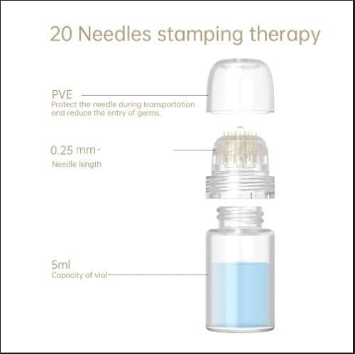 ONLYSKY BEAUTY Hydra Needle Fine Touch Serum Applicator Derma Stamp 0.25mm (Serum Not Included) - 0.5 oz Avelisse