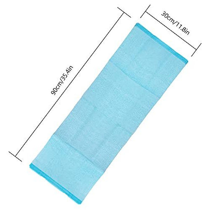 8-Pack 35-Inch Exfoliating Bath Cloth – Nylon Shower Washcloth Body Scrubber Loofah for Women and Men Avelisse